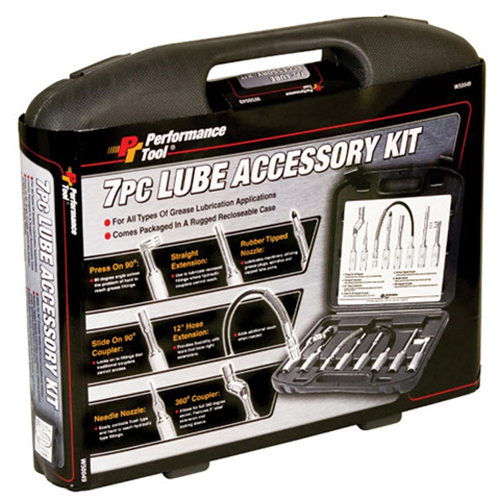 Performance Tool Lube Accessory Kit - 7-Piece W50049