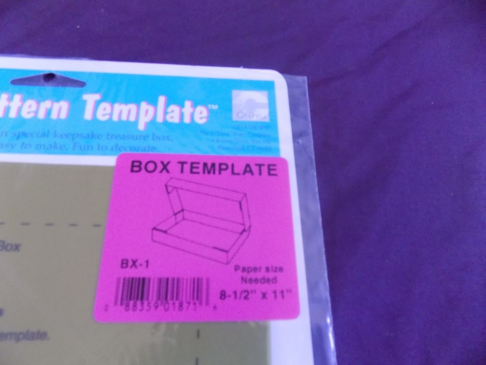 Deja Views Box Pattern Template BX-1