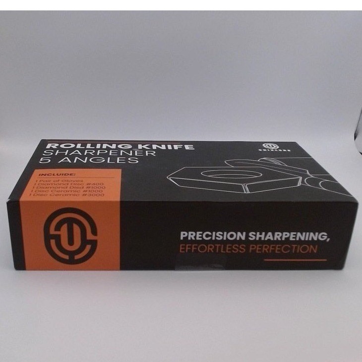 Onixcore Rolling Knife Sharpener 5 Angles Magnetic System BNIB