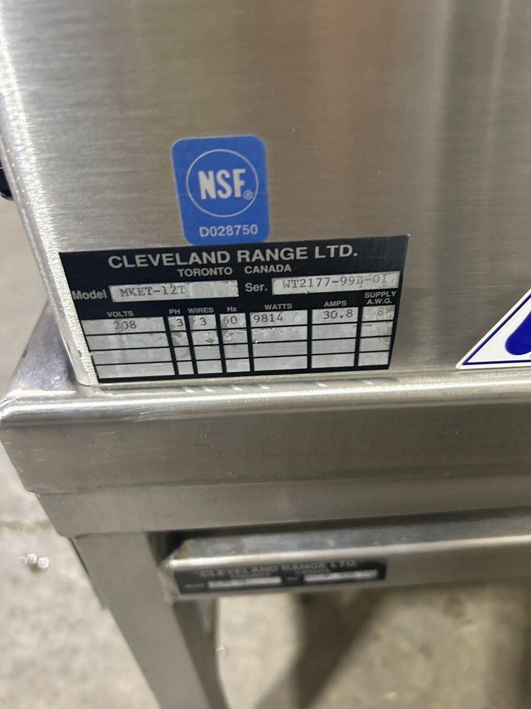 Cleveland MKET-12T Tilting Kettle