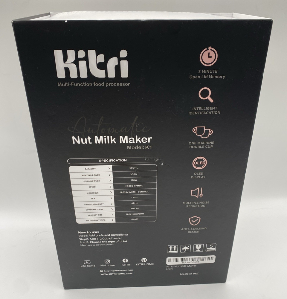 KitRi Professional Nut Milk Maker