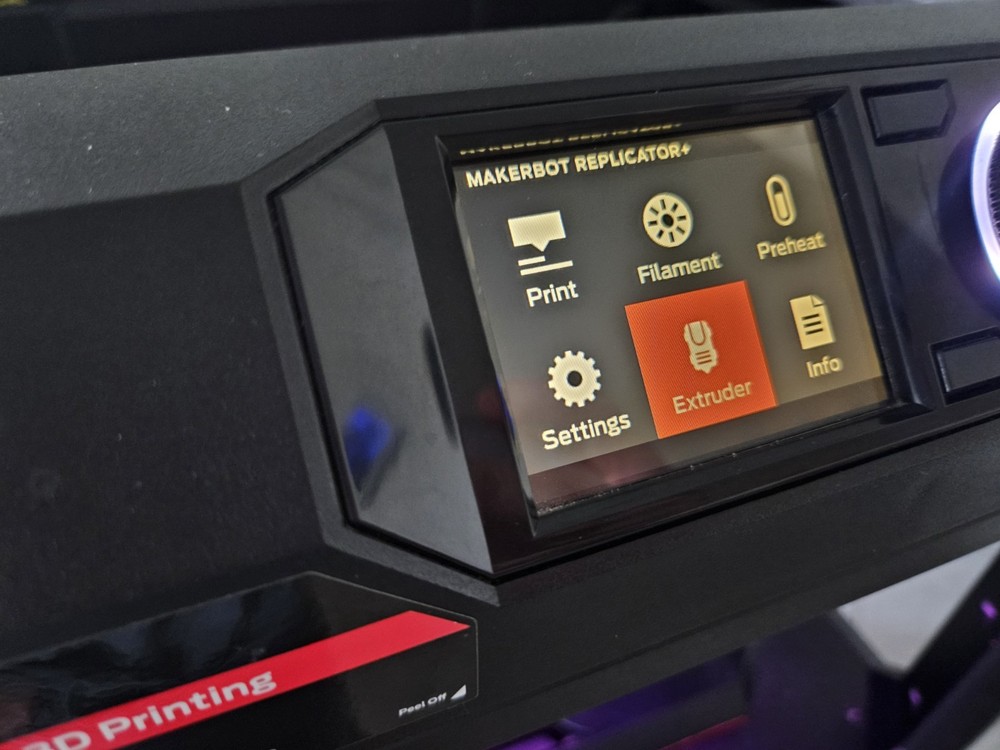 MakerBot Replicator+ 3D Printer PABH65 Good Condition With Working Extruder