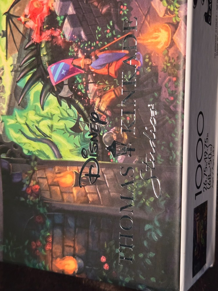 Disney Silver Select Edition 1000 Pc Jigsaw Puzzle THOMAS KINKADE Maleficent