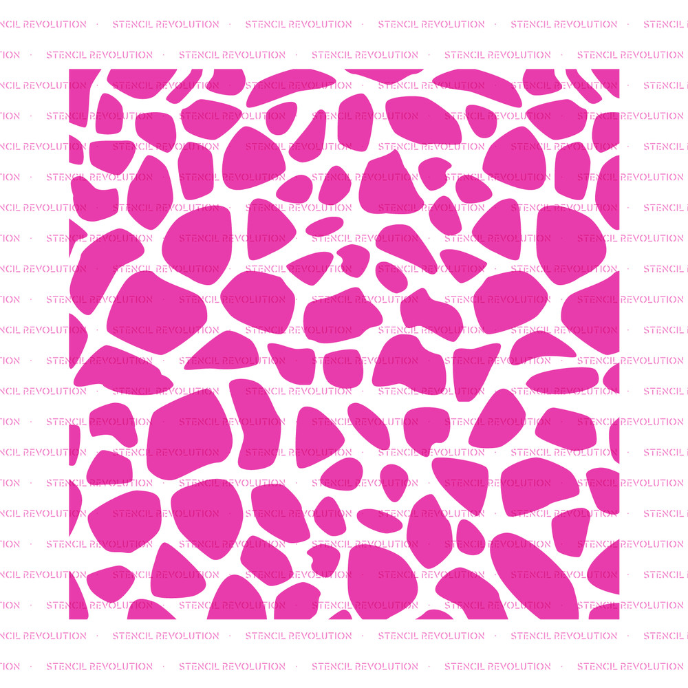 Giraffe Cookie Stencil - Durable & Reusable Mylar Stencils