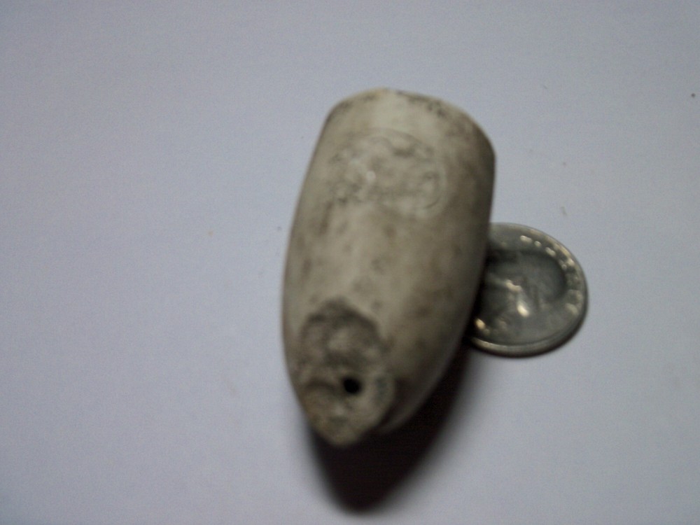 VICTORIAN PICTURE PIPE DEBOSSED WITH HARP & IPELLA