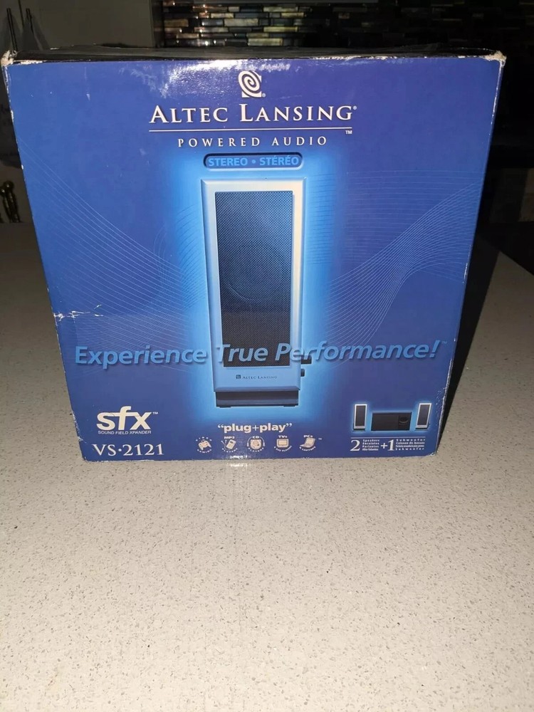 Open Box-Altec Lansing VS2121 Powered Audio System Computer 2.1 Stereo System