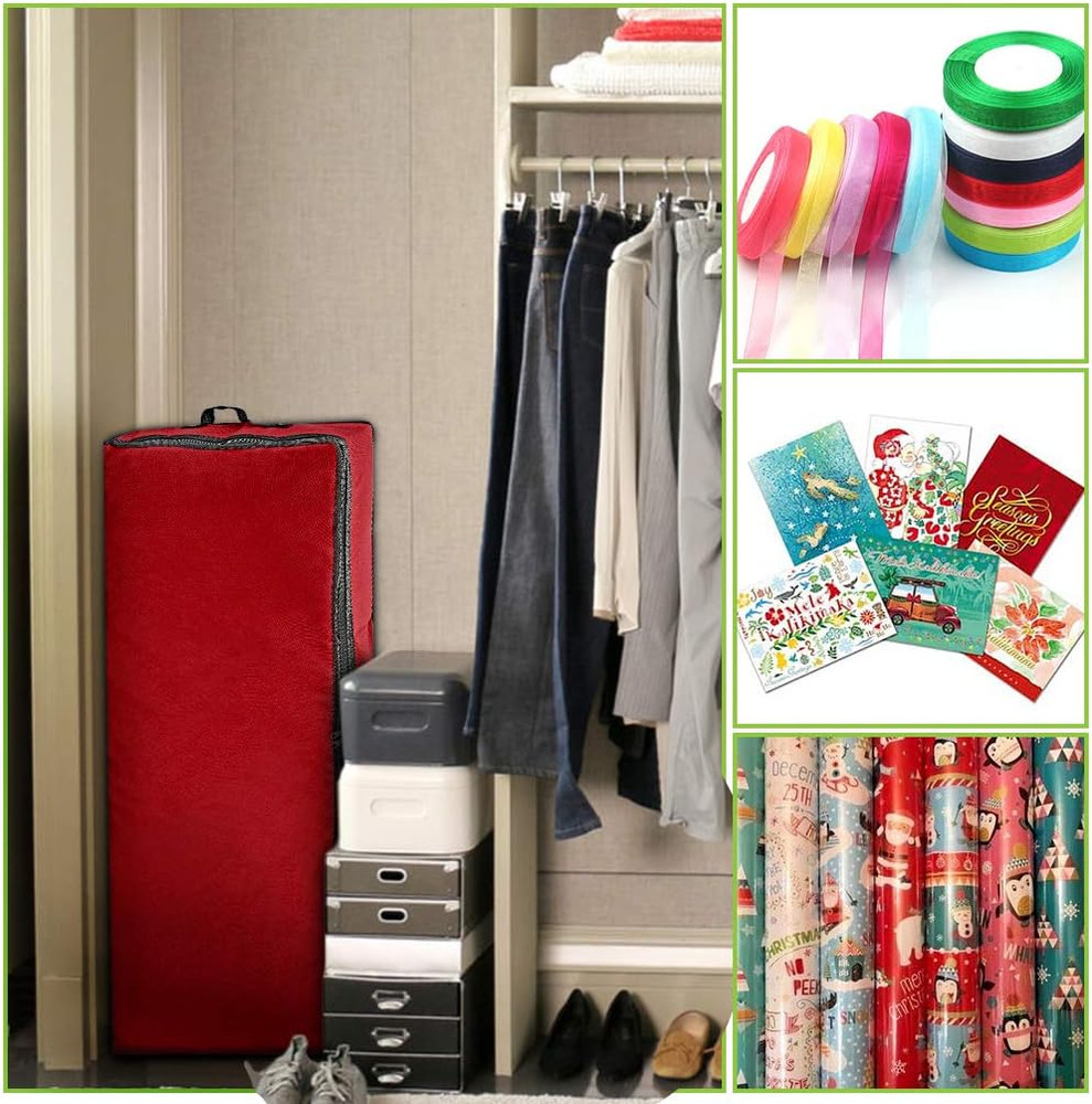Primode Wrapping Paper Storage Container | Gift Wrap Organizer under Bed | 41”X1
