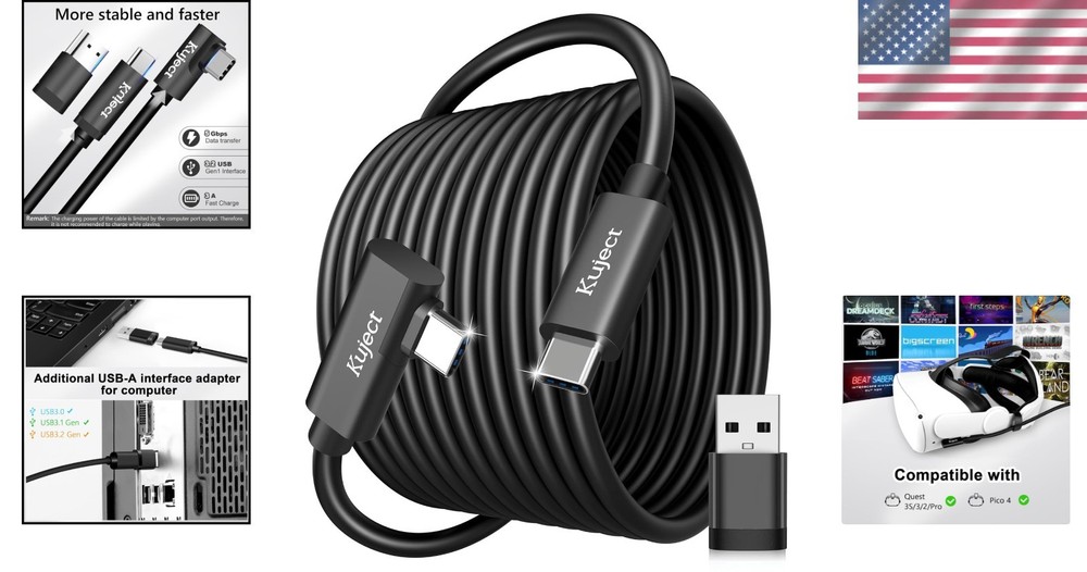 Meta Quest 3 Link Cable for Expanded Virtual World