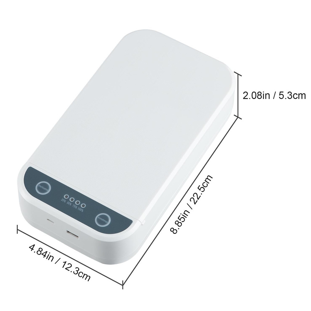 Nail Tool Sterilizer Box Portable with Blue Light,Usb Sterilizer Cleaning Box fo