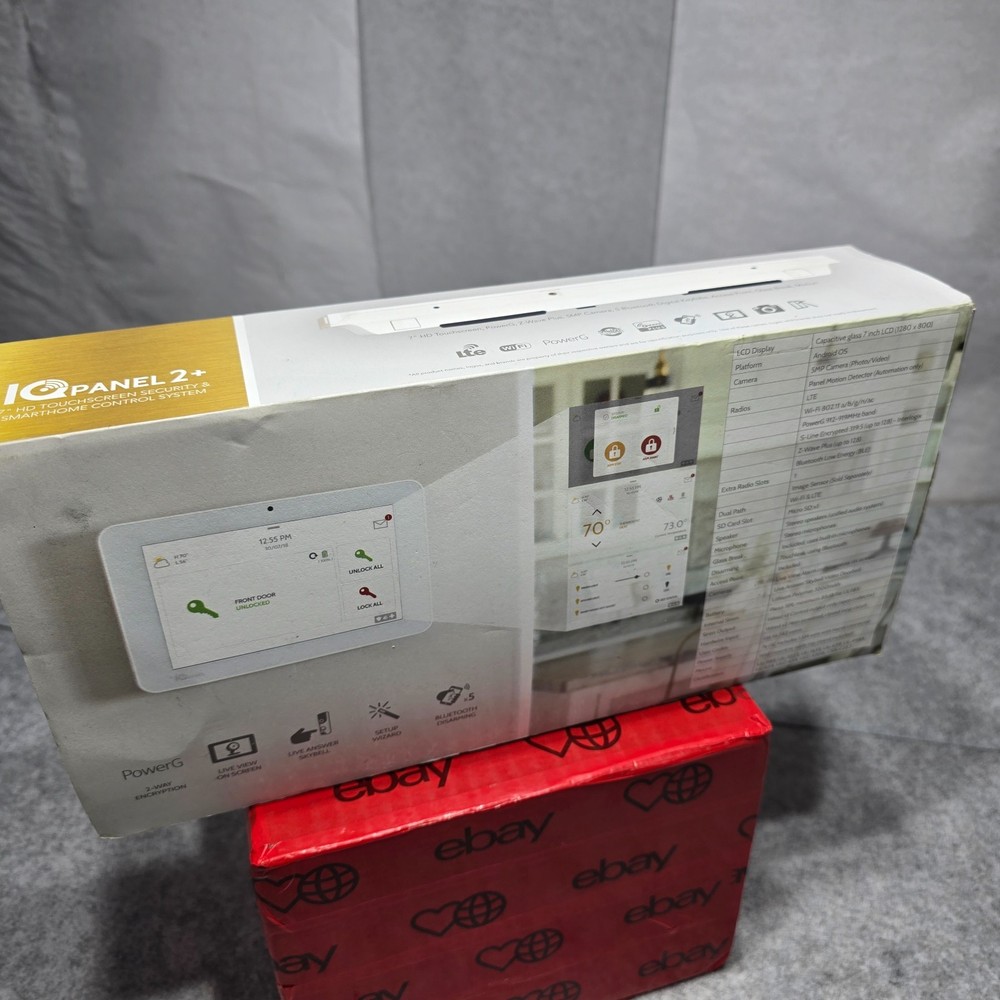 OLSYS IQPANEL2+ 7” HD Touchscreen Security & Smart Home Control System Open Box