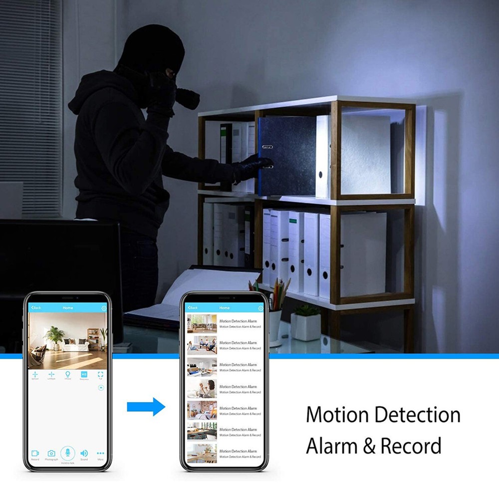 Mini Camera Security Wireless Wifi HD1080P Motion Detect Night Vision Cam