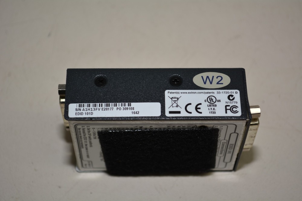 Extron EDID 101D DVI Emulator Minder Input Emulator #W1344