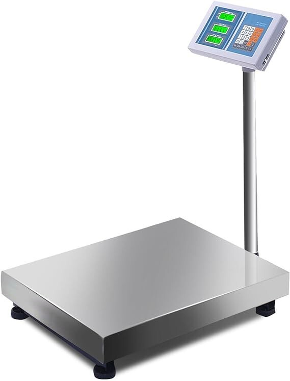 660lb Digital Scale Digital Platform Scale, Floor Platform Scale, Shipping Scale