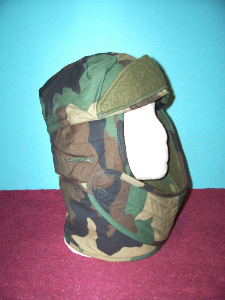 GI CAMO COLD WEATHER INSULATING CAP HELMET LINER  7 1/4 ( MEDIUM) UNISSUED