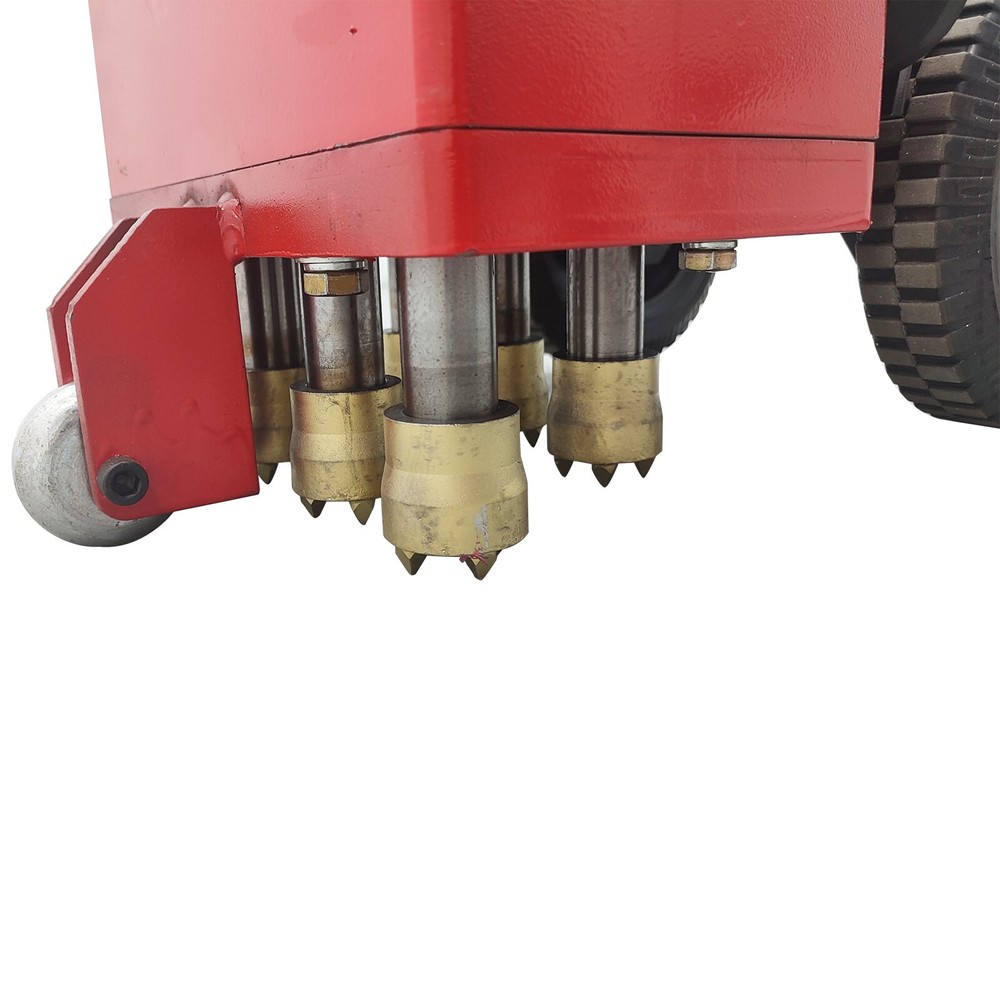 7 Head Hand-pushed Concrete Pavement Retreader Air Pressure Chisel Machine