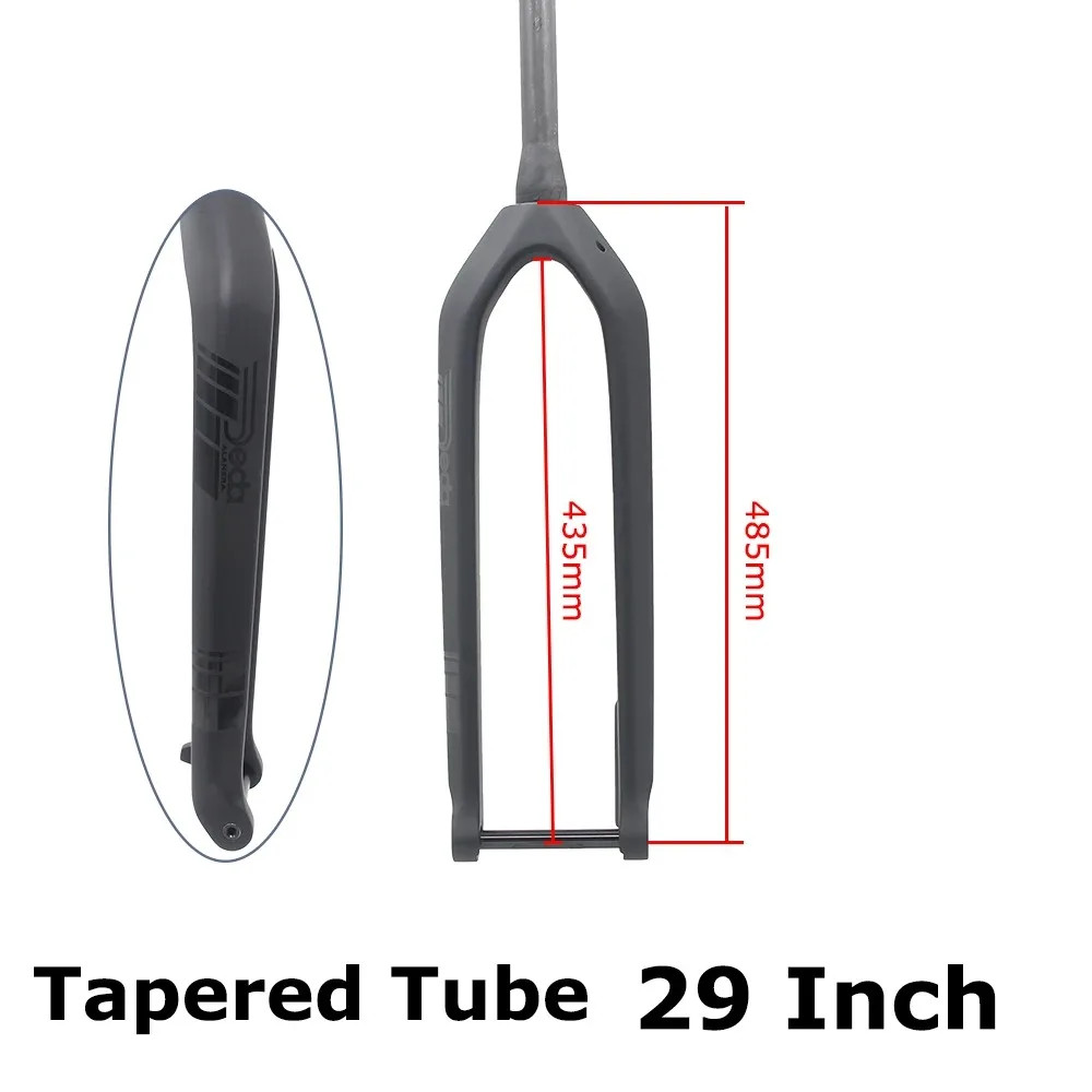 MTB Thru Axle Boost Hard Fork Carbon Straight Tapared Rigid Fork 26"/27.5"/29"