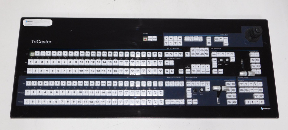 NewTek TriCaster TC1 Large Panel Control Surface Live Production Controller Unit