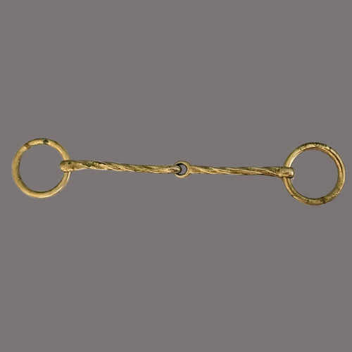 English Bradoon Bit Never Rust Twisted Mouth 5"