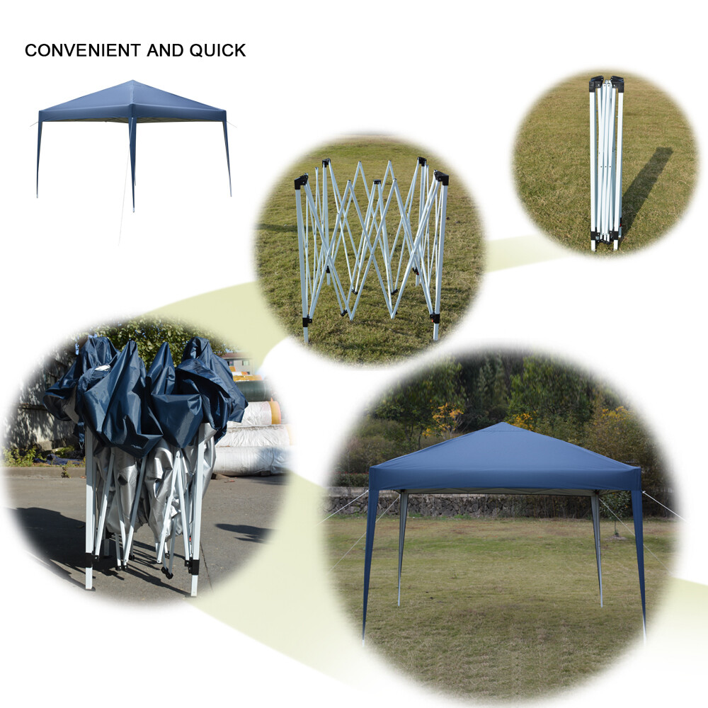 3x 3m Practical Waterproof Right-Angle Folding Tent Blue