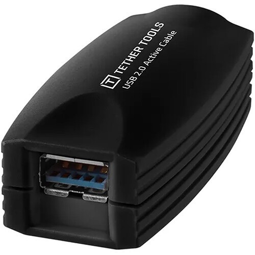TetherPro USB 2.0 Active Data Extension Cable 16' (4.9m), Black CU1916