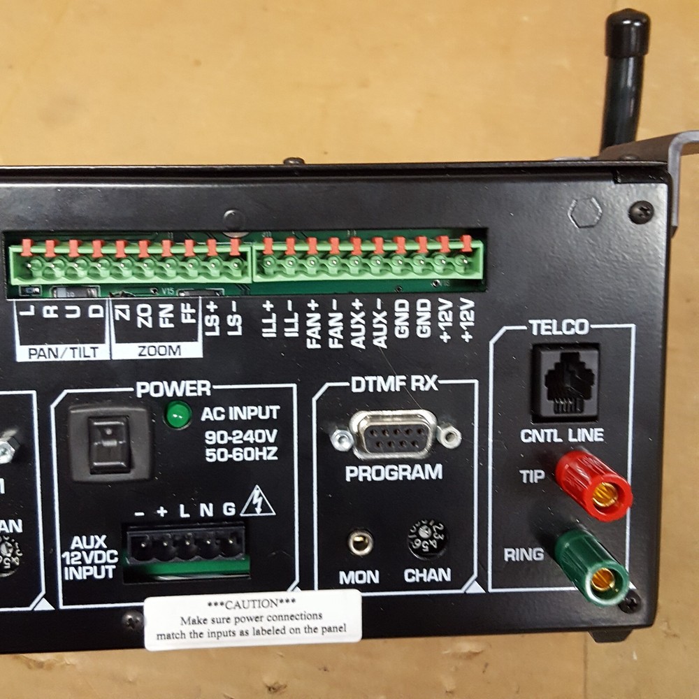 DTC Communications Top Hat PTZ & Video Controller - Powers On - NoPwrCrd - USED