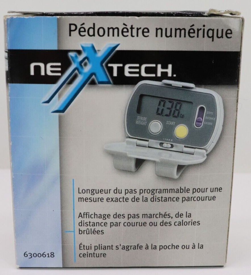 2 Nexxtech Electronic Pedometer 6310622 & 6300618