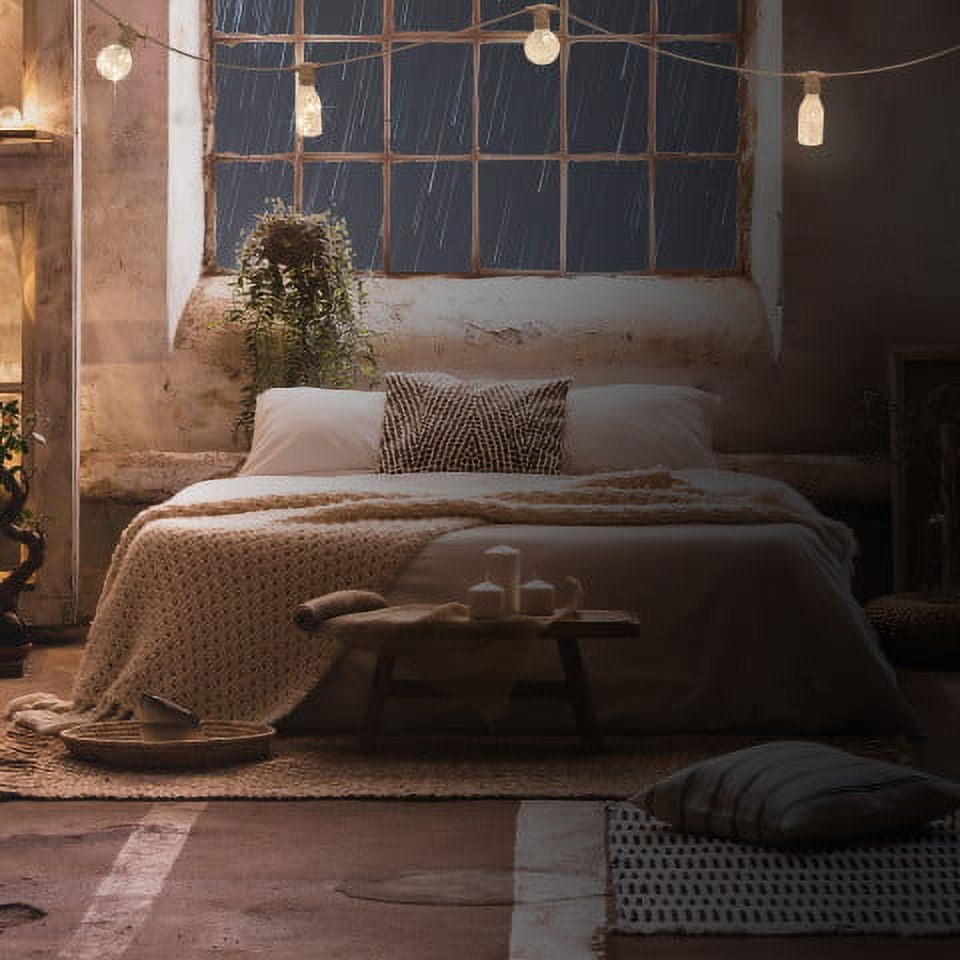 Indoor/Outdoor10' 5 Socket String Light Strand Medium Base Bulbs Sold