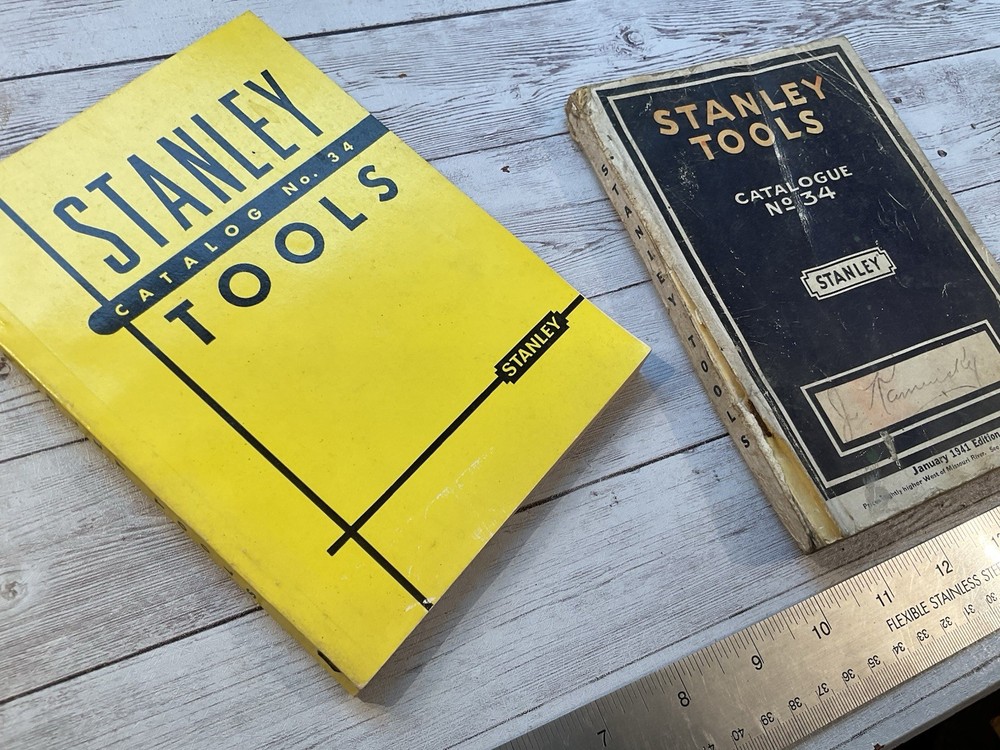 ORIGINAL 1941 AND 1958 STANLEY TOOLS CATALOG PAIR
