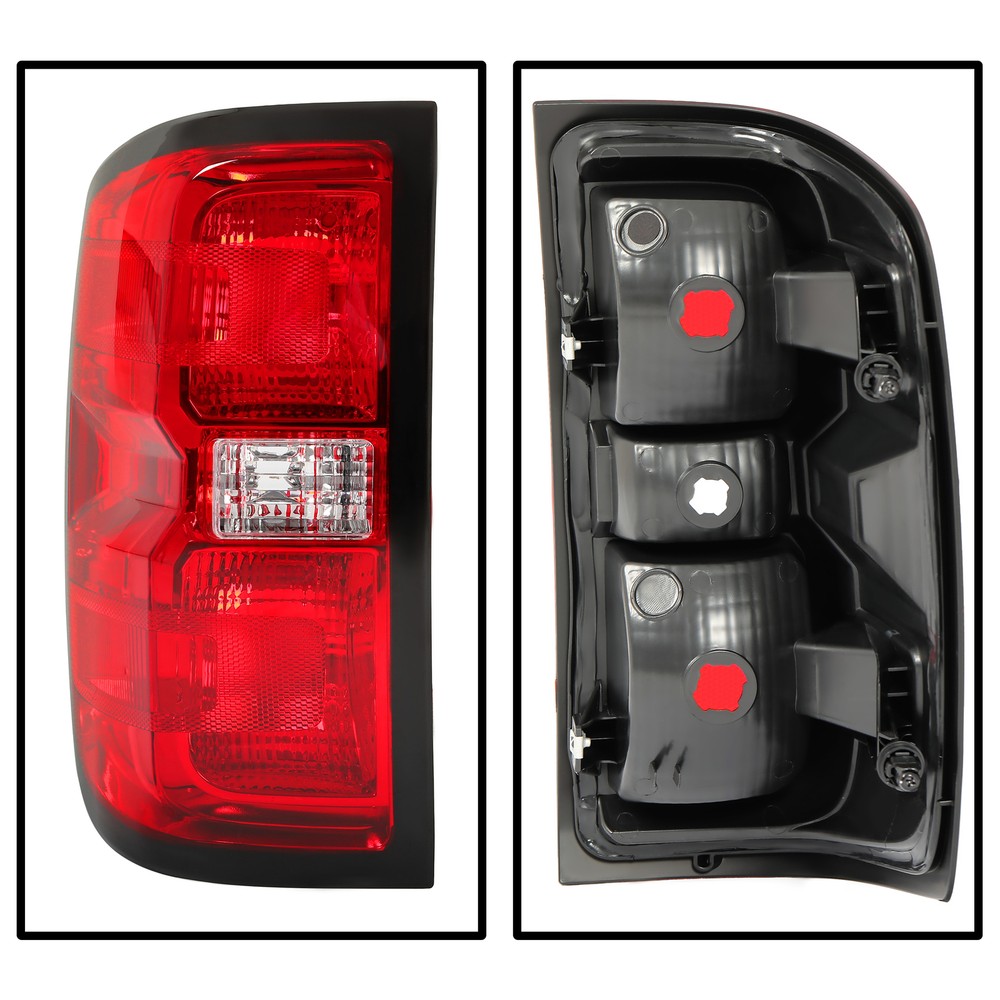 Replacement Driver Side For 2014-2018 Chevy Silverado 1500 Tail Light Brake Lamp