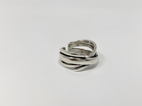 925 Sterling Silver Adjustable Ring Stacking Rings Open Ring Thumb Ring,