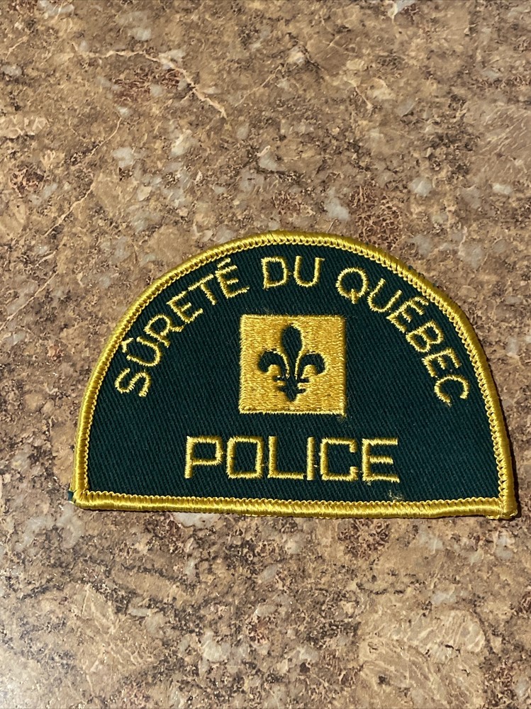 Police Patch -  Surete Du Quebec - Canada