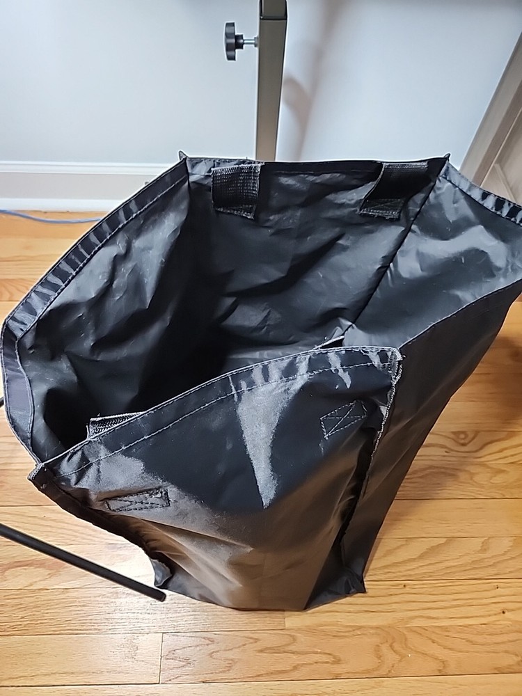 TAG Hardware Full Extension Pullout Laundry Hamper with Broken Removable Bag