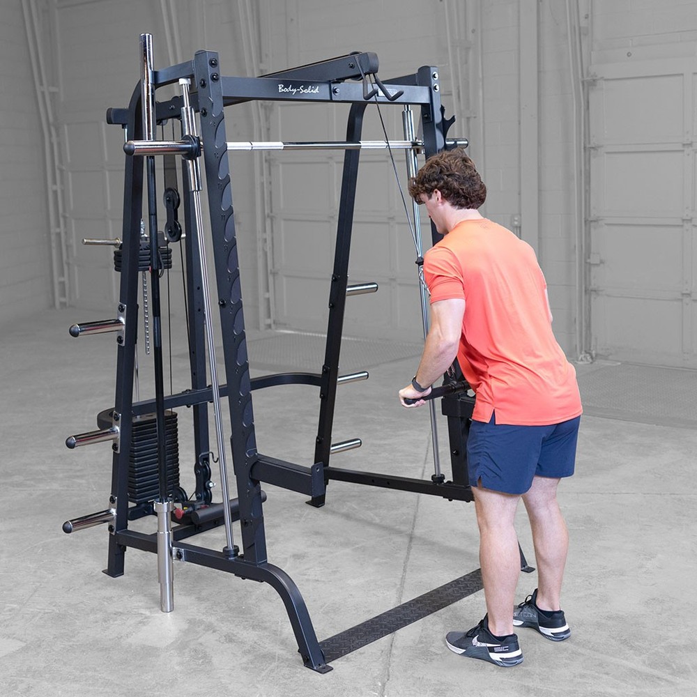 Body-Solid Series 7 Smith Gym Package with Lat, Pec, Bench - Reboxed