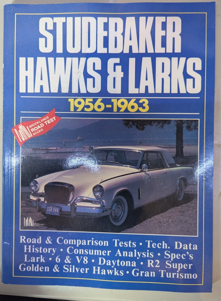 Studebaker Hawks & Larks 1956 - 1963 Book