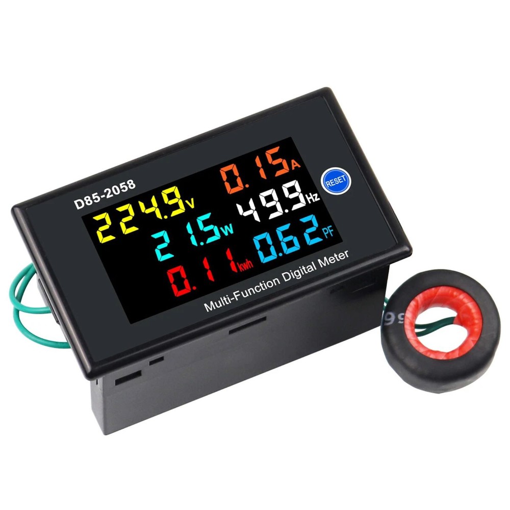 70*40*39mm Compact, Durable Digital LCD AC Panel Meter With Easy Installation