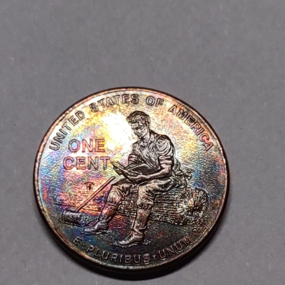 2009P Lincoln Bicentennial Small Cent Formative Years Toned Circulated