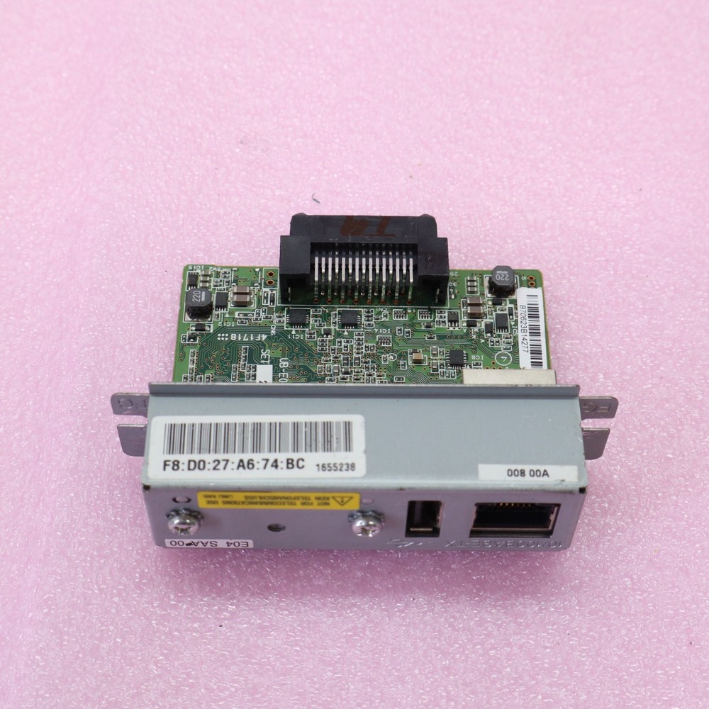 Epson UB-E04 Ethernet Interface Card POS Printer Network Adapter RJ-45 M329A T5
