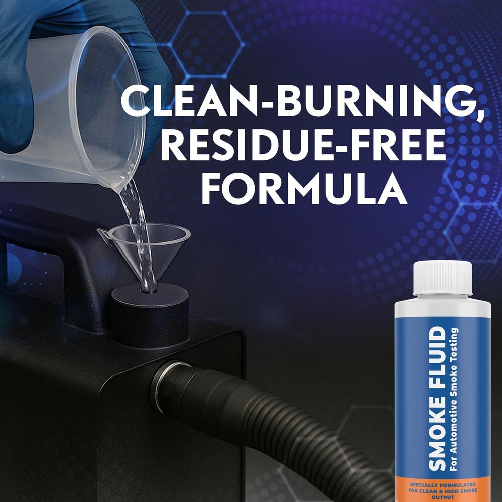 Smoke Fluid Solution for Automotive Machine Testing - [2 2-Pack, Clear