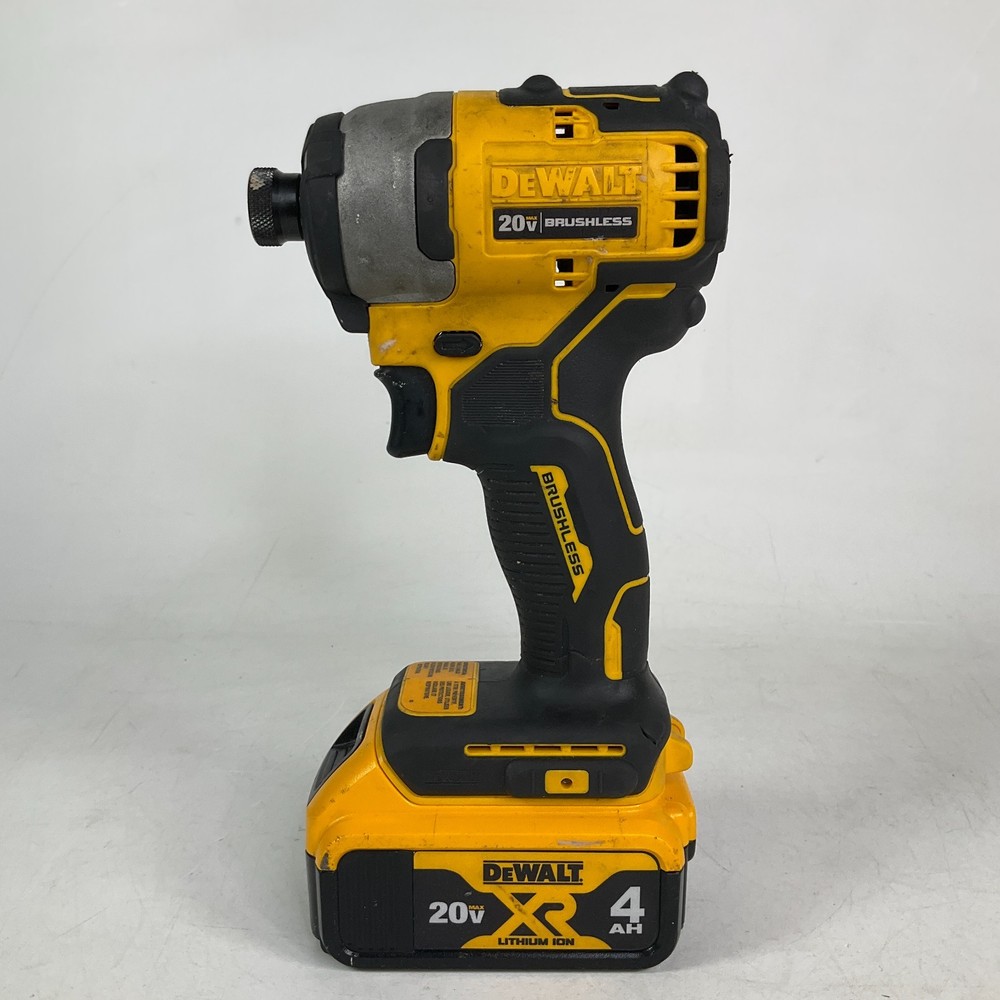 DeWalt DCF809 Atomic 20V Max Brushless Compact 1/4" Impact Driver 4Ah Battery