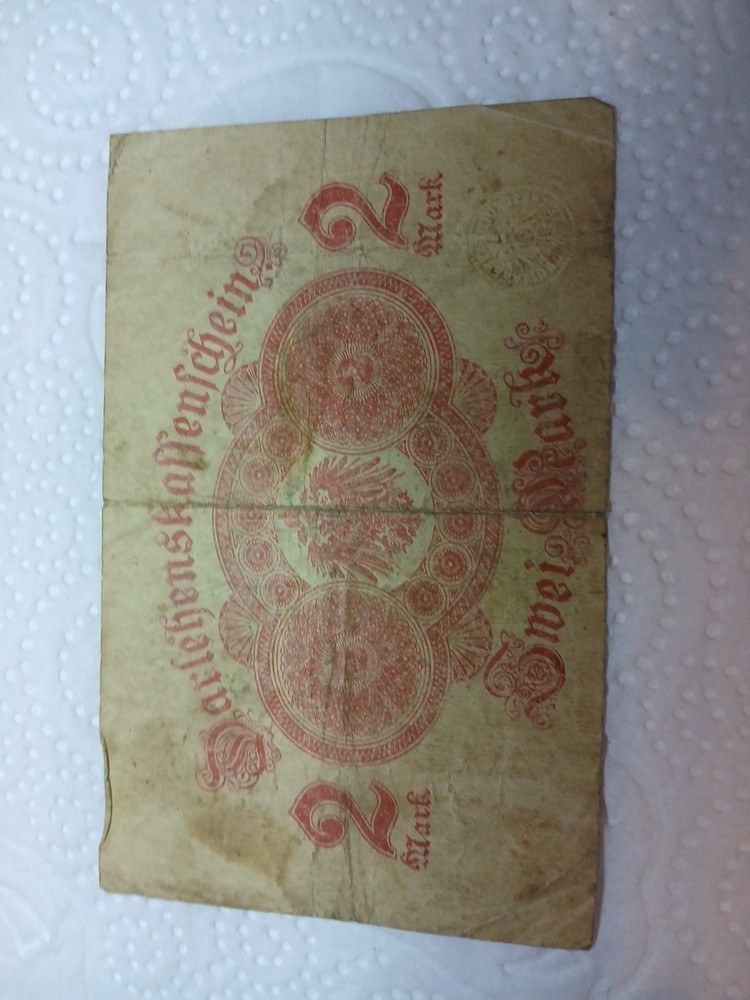 2 Mark Darlhenskassenschein