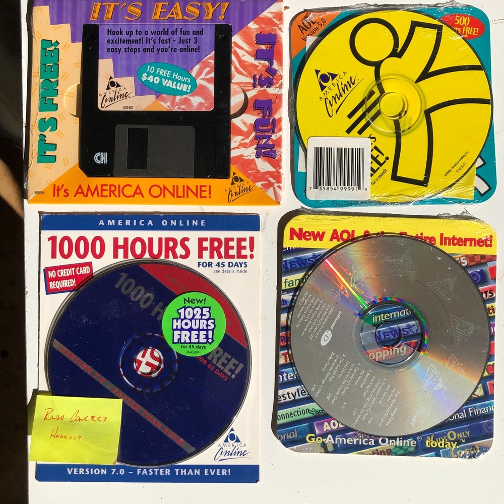 AOL Disk Collection in original packaging
