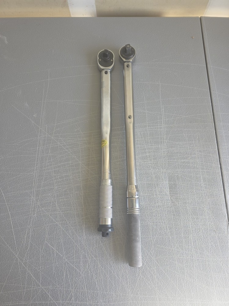 Two 1/2" Drive Torque Wrenches
