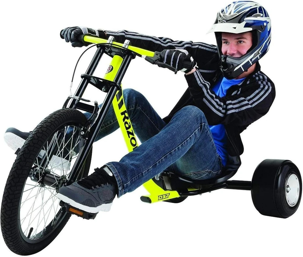 Razor DXT Drift Trike Yellow One Size