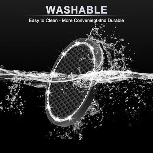 JUSTTOP Car Cup Holder Coaster, Insert 2 Pack Bling coaster(2 pack) 2pcs-black