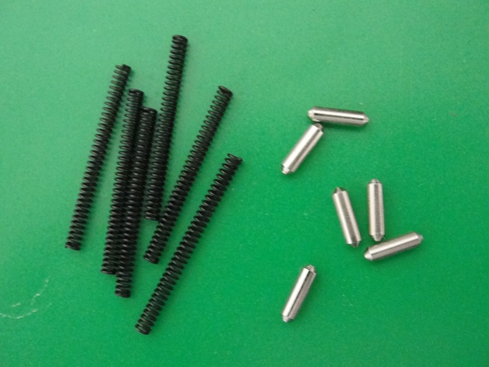 (6) Detents and (6) Springs