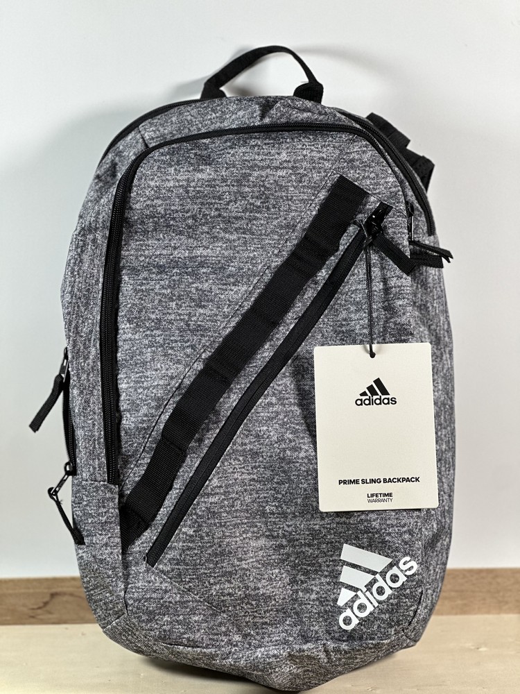 adidas Prime Sling Backpack - Jersey Onix Grey / Black