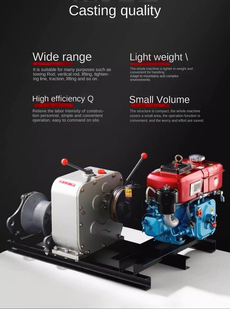 Motor Grinder Mini Multi-function Cable Grinder for Gasoline and Diesel