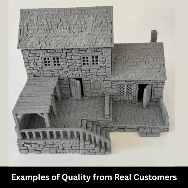 Custom 3D Printed Tabletop Terrain | Personalized Scenery for DND, 40k, Tabletop