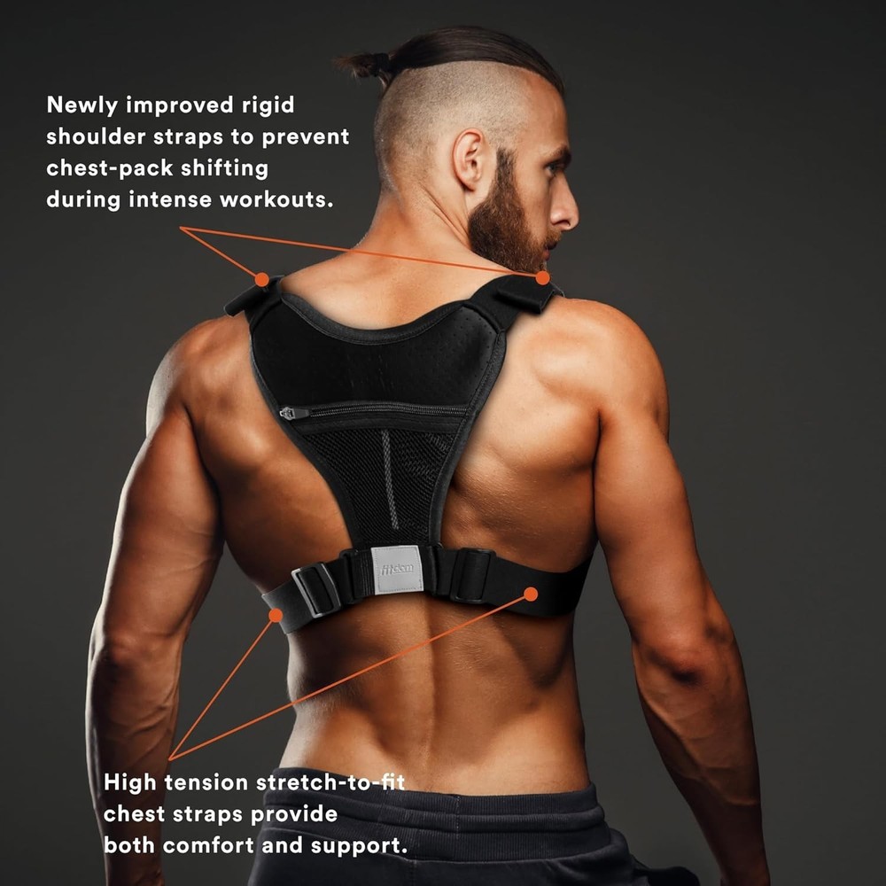 Running Chest Pack Lightweight Polyester Multiple Compartments Phone Holder