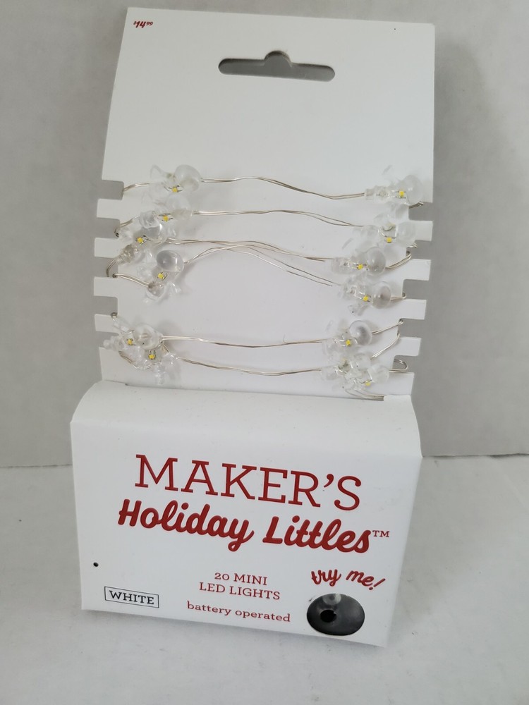 Snowmen 20 mini LED lights - 4.20 ft.